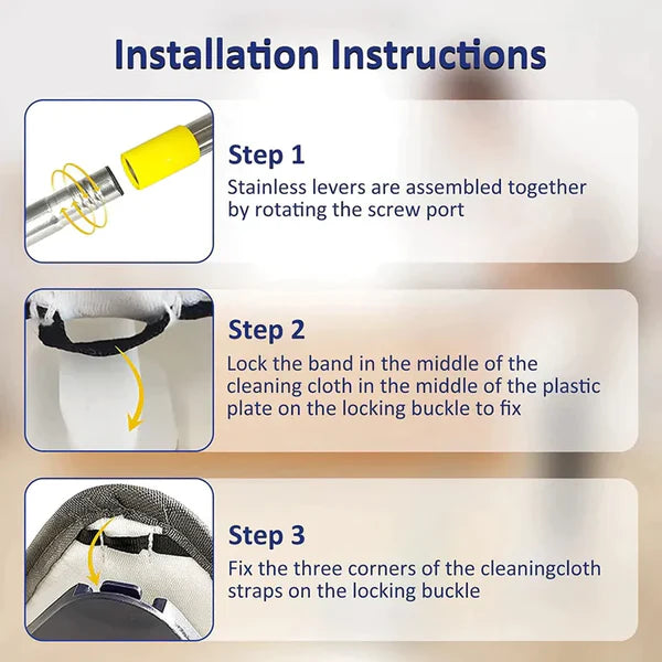 360° Rotatable Adjustable Cleaning Mop - My Store