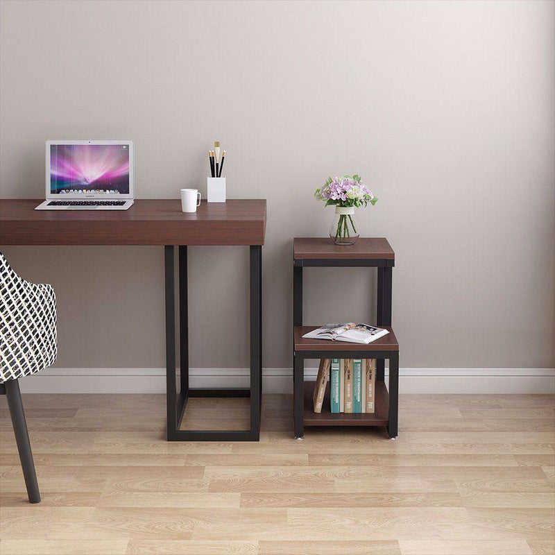 Rustic End Table 3-Tier Side Table - My Store