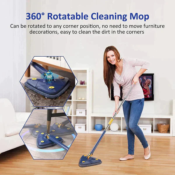 360° Rotatable Adjustable Cleaning Mop - My Store