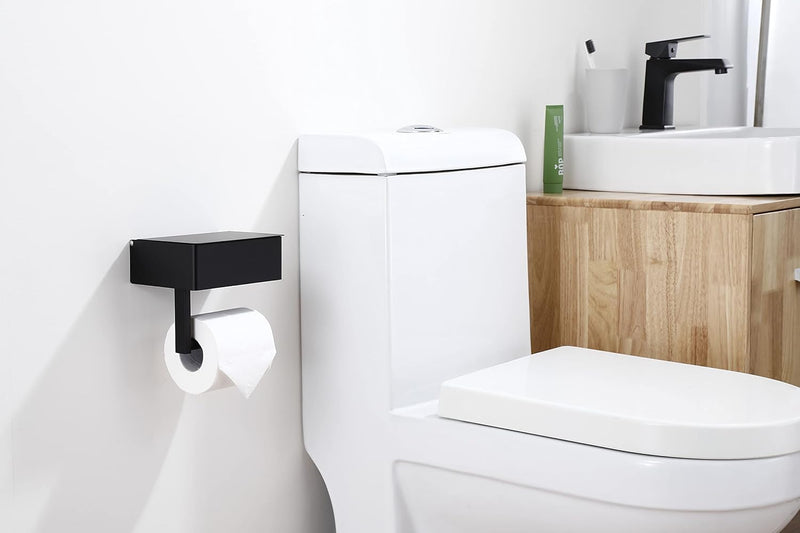 Toilet Paper Holder with Shelf - My Store