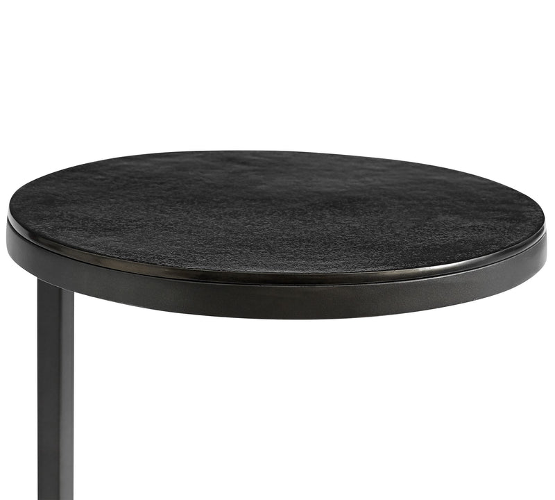Duke Round Metal Accent Table - My Store