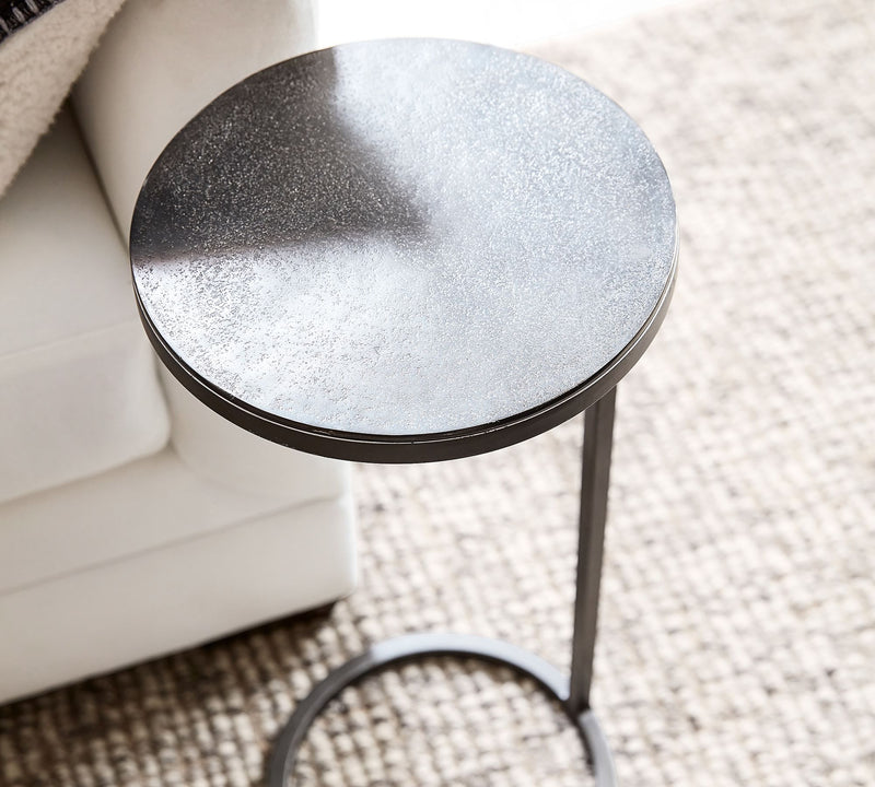 Duke Round Metal Accent Table - My Store