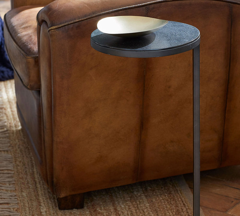 Duke Round Metal Accent Table - My Store