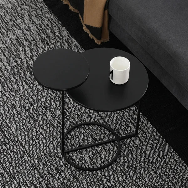 Modern Metal 2-Tiered Double Tray Side Table - My Store